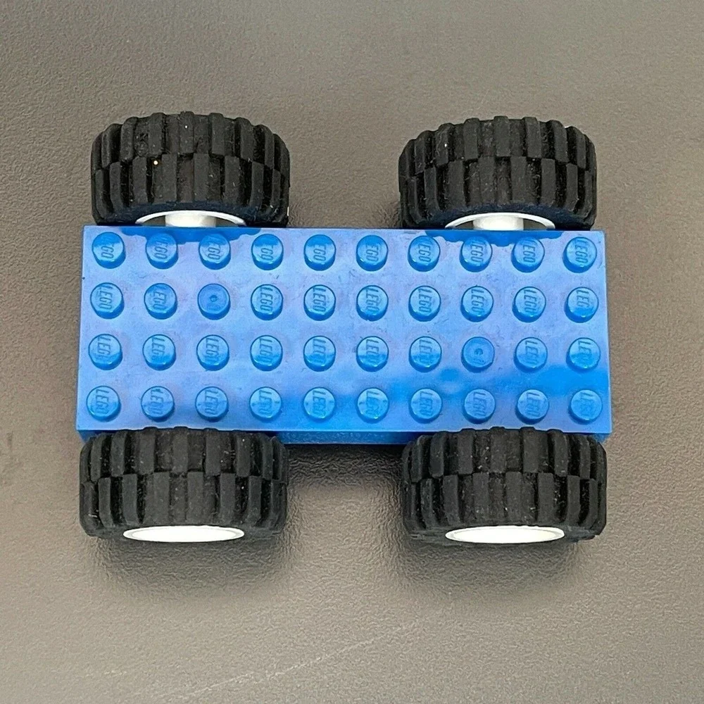 Lego 30076 30285 Blue Baseplate Wheels Replacement‎ Part Piece